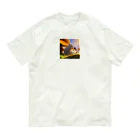 幸せアートワールドの可愛いハムスターの冒険 Organic Cotton T-Shirt