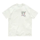 nakagawa-kikakuの空飛ぶペンギン（I CAN FLY） オーガニックコットンTシャツ