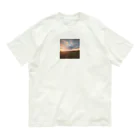 RAIJINの空《夕日》 オーガニックコットンTシャツ