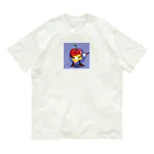 satomatoのイラストのギターを弾くトマトくん Organic Cotton T-Shirt