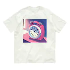 こてつくんAIのピンク置き時計 Organic Cotton T-Shirt