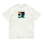 可愛い猫ちゃんのDJ猫 Organic Cotton T-Shirt