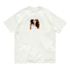 みやこのオリジナルショップの褐色肌のAI美少女のオリジナルグッズ Organic Cotton T-Shirt