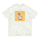 デザインショップ guccyのサングラスをかけたアルパカ Organic Cotton T-Shirt