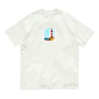 にゃんこの灯台 オーガニックコットンTシャツ