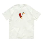ヘンテコデザイン専門店　SYUNLABOのわんこそば ﾓｼﾞﾅｼ Organic Cotton T-Shirt