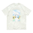 Breezeの青空と向日葵と オーガニックコットンTシャツ