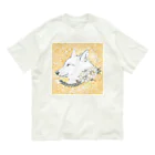 YumikoS_art369の花とおおかみ オーガニックコットンTシャツ