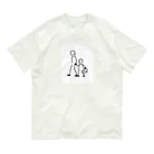 kopapaの親子手つなぎデートくん オーガニックコットンTシャツ