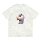 more_moreのデレゴリくん オーガニックコットンTシャツ