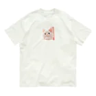 せつのおねがいネコちゃん オーガニックコットンTシャツ