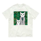 ゆゆのお店の2匹の猫 Organic Cotton T-Shirt