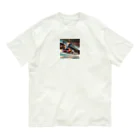 dadalio designの銀河鉄道 JAPAN オーガニックコットンTシャツ