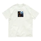 Gavi'sのRockなCat ギターバージョン3 Organic Cotton T-Shirt