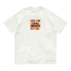 ＴＡＫＡＹＯＫＡＴＴＡのLOVE  MONEY    赤 オーガニックコットンTシャツ