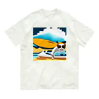 ネコピコshopのサーファー猫 Organic Cotton T-Shirt