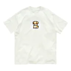 ebizo999のドット絵の子犬 オーガニックコットンTシャツ