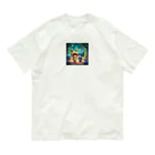 さぼりのあっくまんのたぬうさぎ Organic Cotton T-Shirt