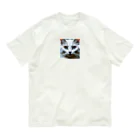 PRIDEのかわいい白猫のイラストグッズ Organic Cotton T-Shirt