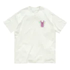 ★AMANATSU STORE★のハッピーくわちゃんファッション オーガニックコットンTシャツ