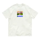 ろよずやのピクセルアート オーガニックコットンTシャツ