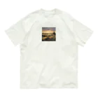山のお散歩屋さんの朝の太陽グッズ オーガニックコットンTシャツ