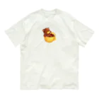 satoayaのアニマルカフェのドリンクマ　コーヒー Organic Cotton T-Shirt