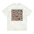 子供と嫁と時々わたしのサッカー小僧 Organic Cotton T-Shirt