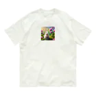 itacyoko(AIイラスト屋)のお目目クリクリウサギちゃん Organic Cotton T-Shirt