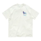 AtelierBoopの波－ボーダーコリー Organic Cotton T-Shirt