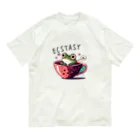 ピヨ爺の副業のほっとひとかえる = げこたろう = オーガニックコットンTシャツ