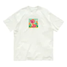 tick_tack shopの皆んな大好きサウルスくん Organic Cotton T-Shirt