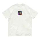 Water_Islandのクールキャット オーガニックコットンTシャツ