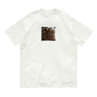 OnePartyのスチームパンクのロボット工場 Organic Cotton T-Shirt