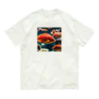 DapperMixの珊瑚の楽園、美魚群グッズ オーガニックコットンTシャツ