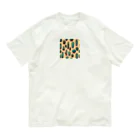 127mhkのサボテンカーニバル オーガニックコットンTシャツ