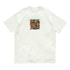 おざわの猫大集合 Organic Cotton T-Shirt