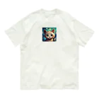 Norizのかわいい猫ちゃん オーガニックコットンTシャツ