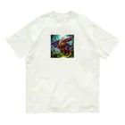 ohba1223の幻想的な龍 オーガニックコットンTシャツ