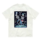 seasun011のハロウィンスケルトンダンス03 Organic Cotton T-Shirt