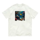 DapperMixの魚の楽園、海底の宝グッズ オーガニックコットンTシャツ