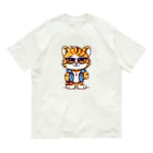 Vasetti_pressのベストを着たトラ Organic Cotton T-Shirt