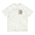 Sahaのトリケラトプスくん Organic Cotton T-Shirt