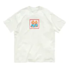 ラクダの店の双子ちゃん Organic Cotton T-Shirt