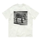 ちょうめんのはじっこのシマウマ横断歩道 Organic Cotton T-Shirt