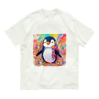 aki7sの笑顔のペンギン Organic Cotton T-Shirt