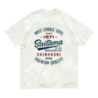 kg_shopのSaitama -Vintage- (淡色Tシャツ専用) Organic Cotton T-Shirt