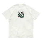 ToToMoの【金運上昇】幸運の白蛇 Organic Cotton T-Shirt