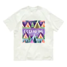 Rico294のカラフルテントでGO CAMPING オーガニックコットンTシャツ