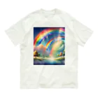 Daisy333のダブルレインボー Organic Cotton T-Shirt